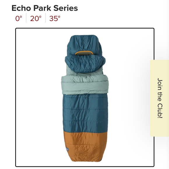 Cozy Blue and Tan Sleeping Bag - Picture 2 of 3